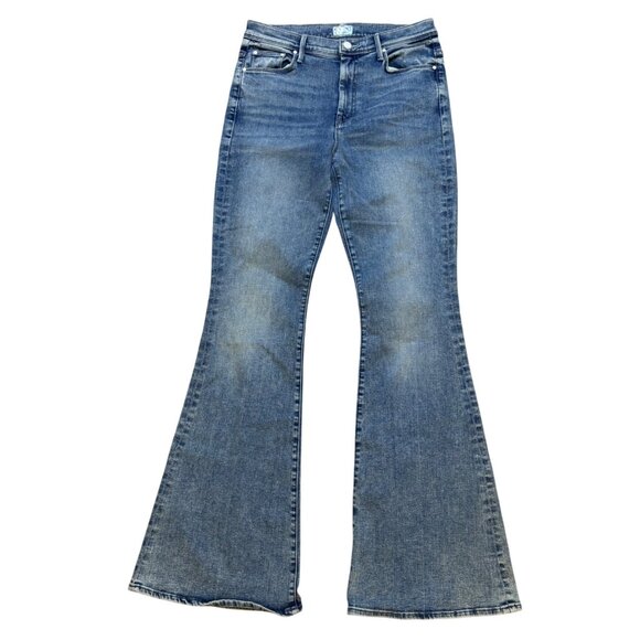 Mother Super Cruiser Mystical Collection Laws of Attraction Flare Jeans 31 - Picture 2 of 10